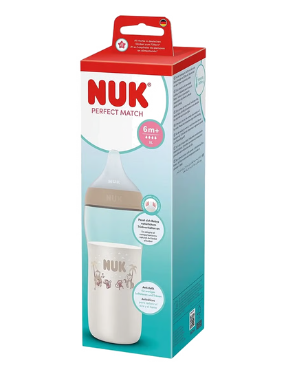 NUK Perfect Match Baby Bottle 360ml / 6m+ XL Teat