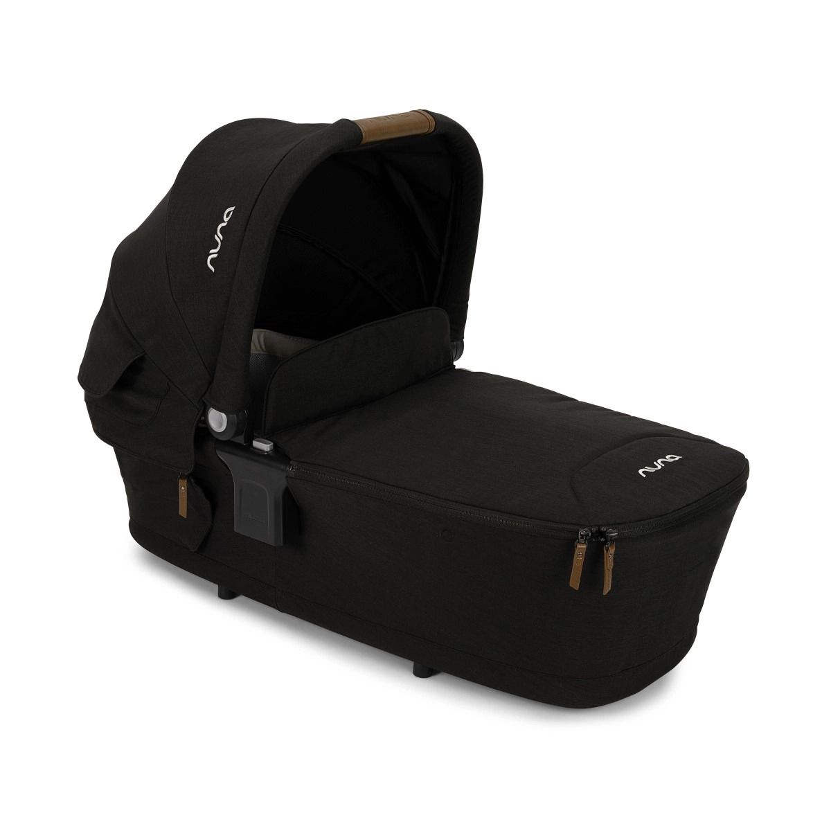 Nuna LYTL Carry Cot with Rain Cover - Caviar