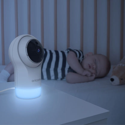 Oricom 5" Smart HD Nursery Pal Glow+ Baby Monitor