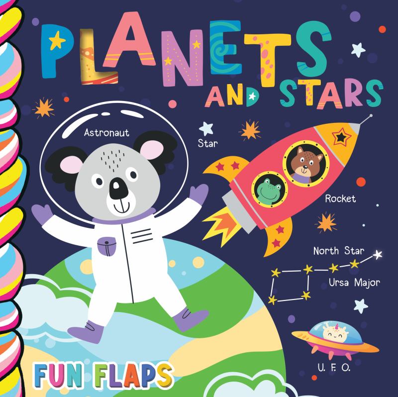 Planets and Stars Fun Flaps Board Book