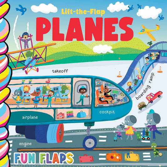 Planes Fun Flaps Board Book