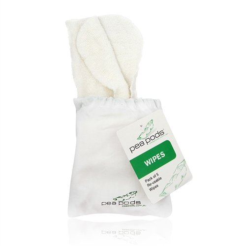 Pea Pods Reusable Bamboo Wipes - Clearance