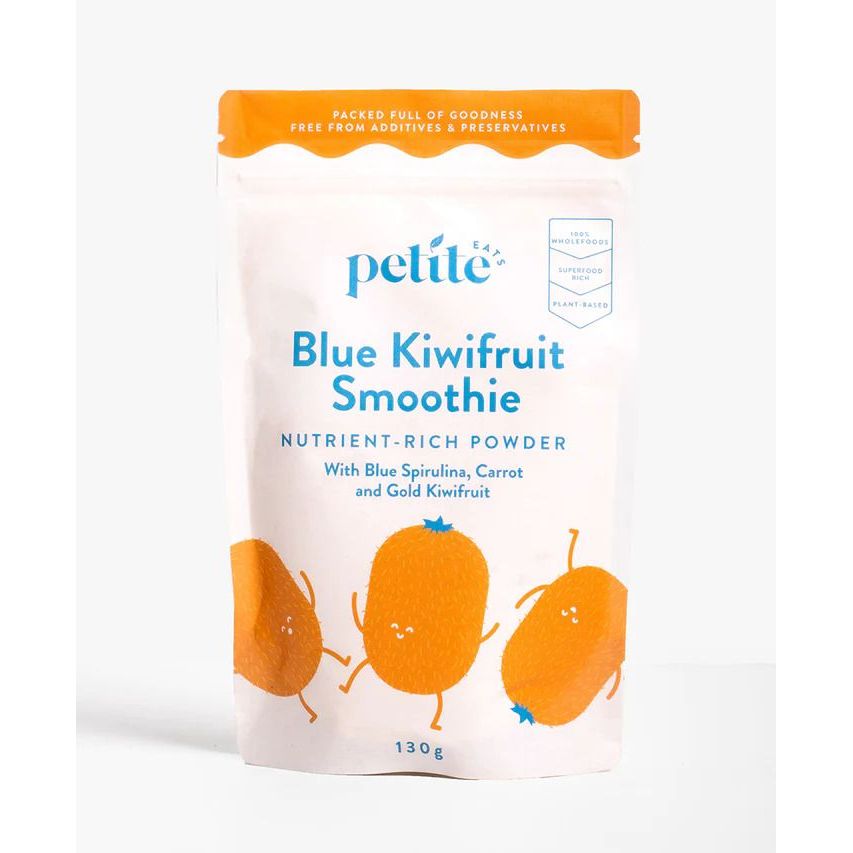 Petite Eats Blue Kiwifruit Smoothie Mix 130g - 20 Servings