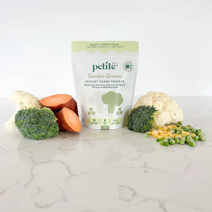 Petite Eats Garden Greens Instant Puree Powder 100g - 5 Servings