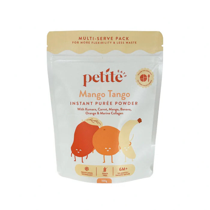 Petite Eats Mango Tango Instant Puree Powder 100g - 5 Servings