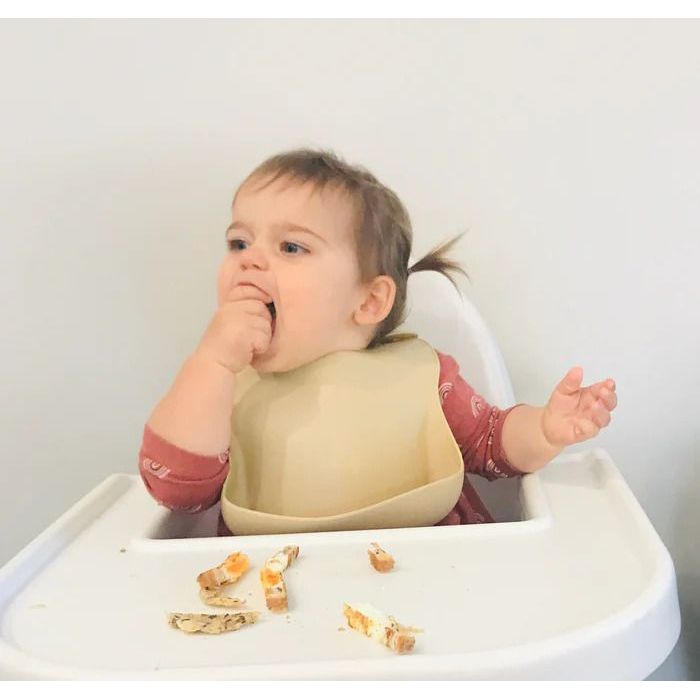 Petite Eats Silicone Baby Bib - Large