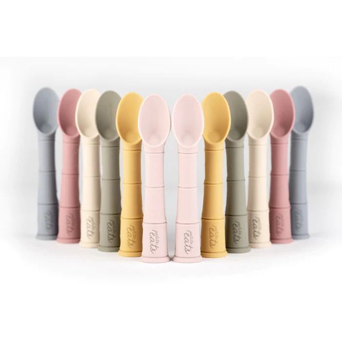 Petite Eats Silicone Baby Spoons 2pk