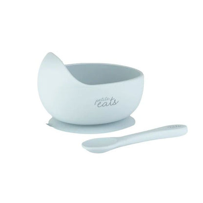 Petite Eats Silicone Baby Suction Bowl &amp; Spoon