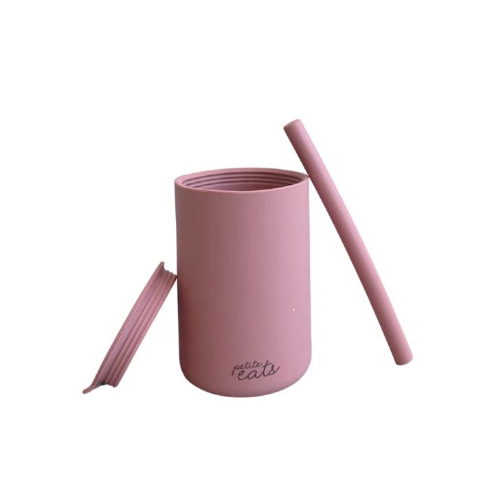 Petite Eats Silicone Mini Smoothie Cup with Straw