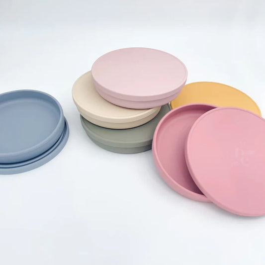 Petite Eats Silicone Plate with Lid