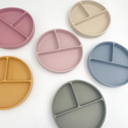 Petite Eats Silicone Suction Divided Plate