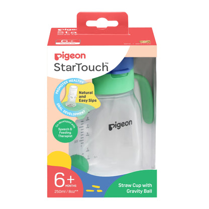 Pigeon StarTouch Straw Cup with Gravity Ball 250ml