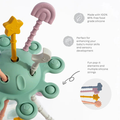 Living Textiles Playground Silicone Zippy Activity Toy