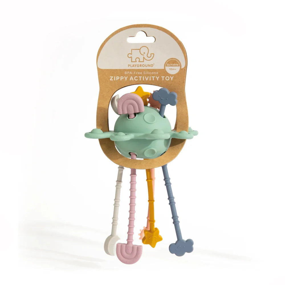 Living Textiles Playground Silicone Zippy Activity Toy