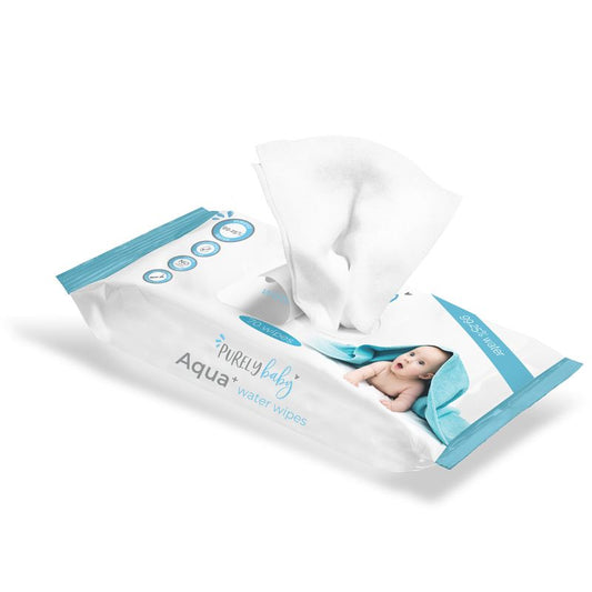 Purely Baby Aqua+ Water Baby Wipes 70pk