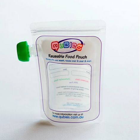 Qubies Reusable Food Pouches 10pk