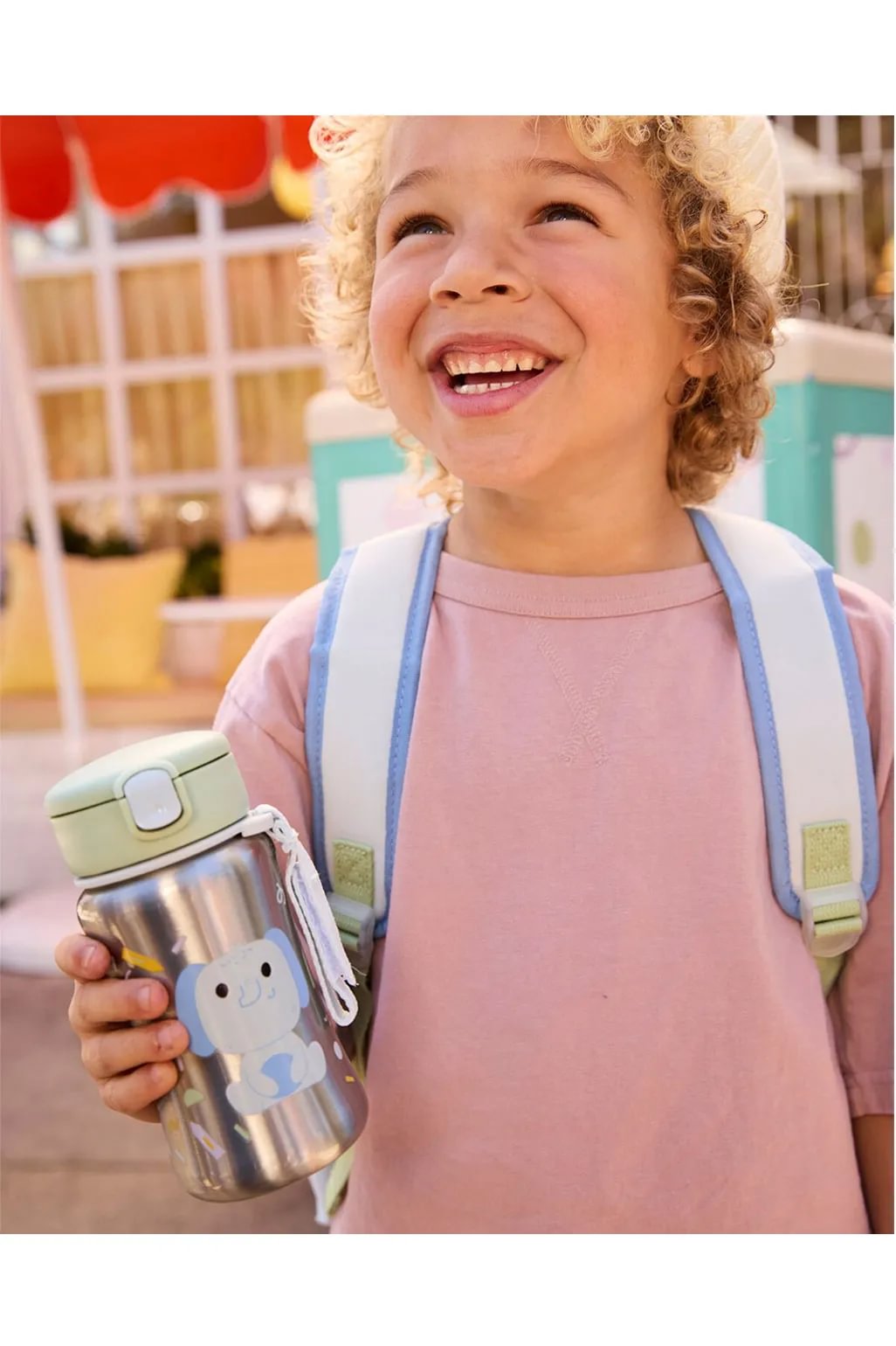 Skip Hop Besties Squad Stainless Steel Straw Bottle