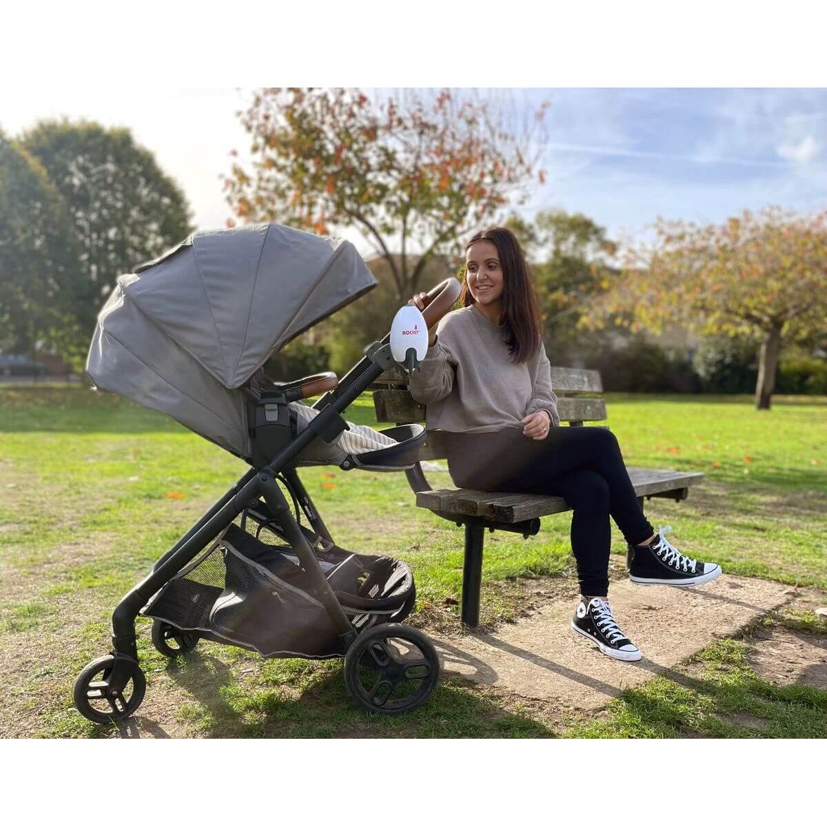 rockit portable baby stroller rocker. rocks any stroller Rockit Portable Baby Rocker (Rechargeable) – Baby On The Move