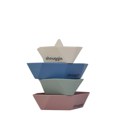 Shnuggle Stack and Sail Bath Boat Toys