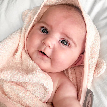 Shnuggle Wearable Hooded Baby Towel with Ears