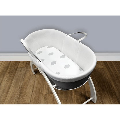 Shnuggle Dreami Moses Basket Fitted Sheets 2pk