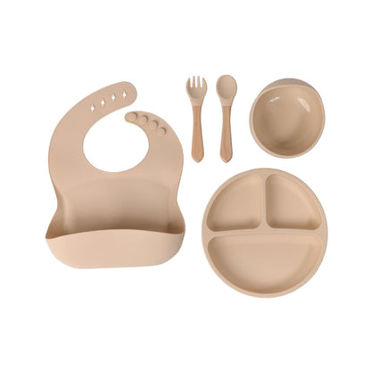 Baby First Essentials Silicone Feeding Set