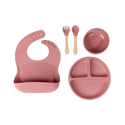 Baby First Essentials Silicone Feeding Set