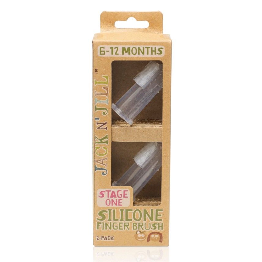 Jack N Jill Silicone Finger Brush 2pk