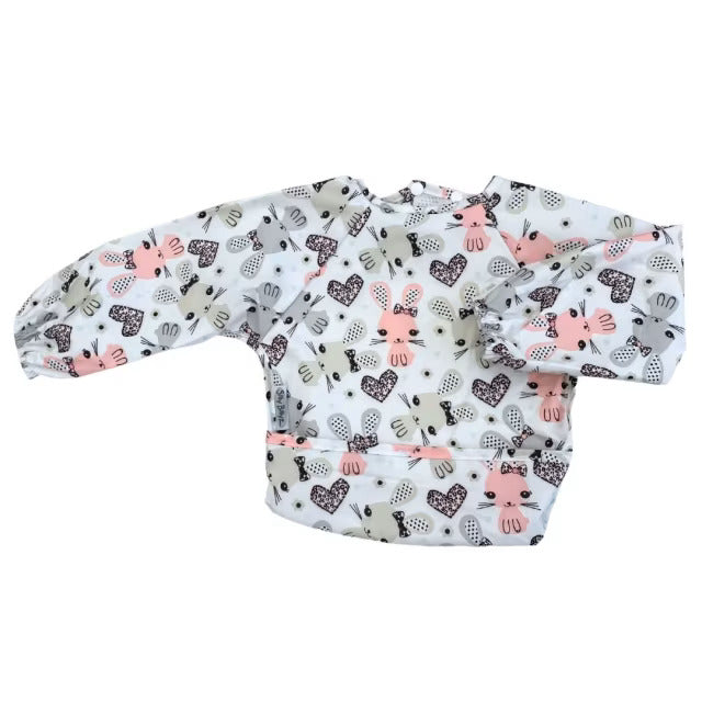 Silly Billyz Wipe Clean Small Long Sleeve Bib
