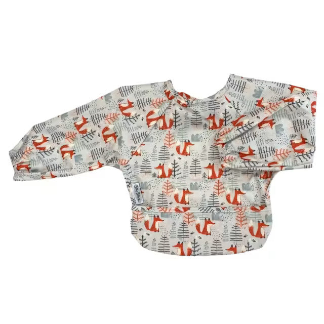 Silly Billyz Wipe Clean Small Long Sleeve Bib