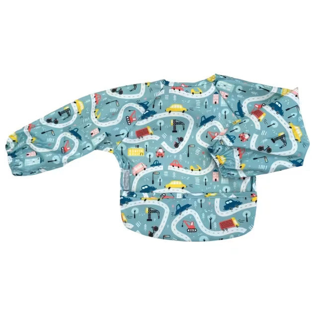 Silly Billyz Wipe Clean Small Long Sleeve Bib