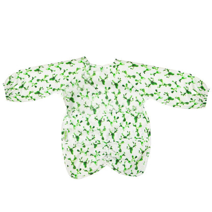 Silly Billyz Wipe Clean Long Sleeve Nylon Highchair Hugger Bib