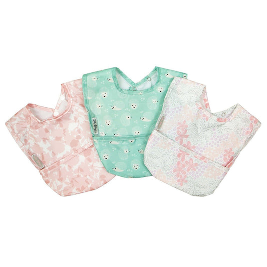 Silly Billyz Wipe Clean Nylon Bibs 3pk