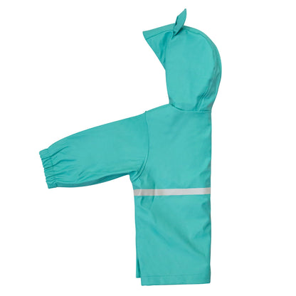 Silly Billyz Waterproof Jacket - Aqua - Hood Designs