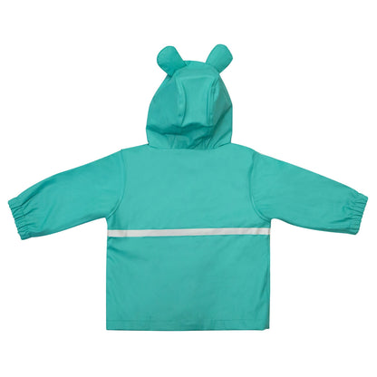 Silly Billyz Waterproof Jacket - Aqua - Hood Designs