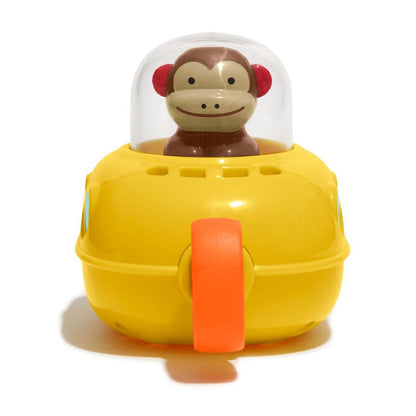 Skip Hop Zoo Bath Pull &amp; Go Monkey Submarine