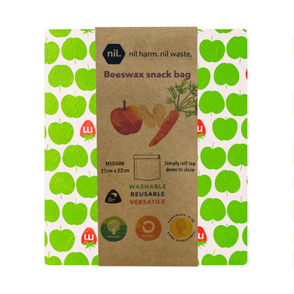 nil. Organic Beeswax Snack Bags