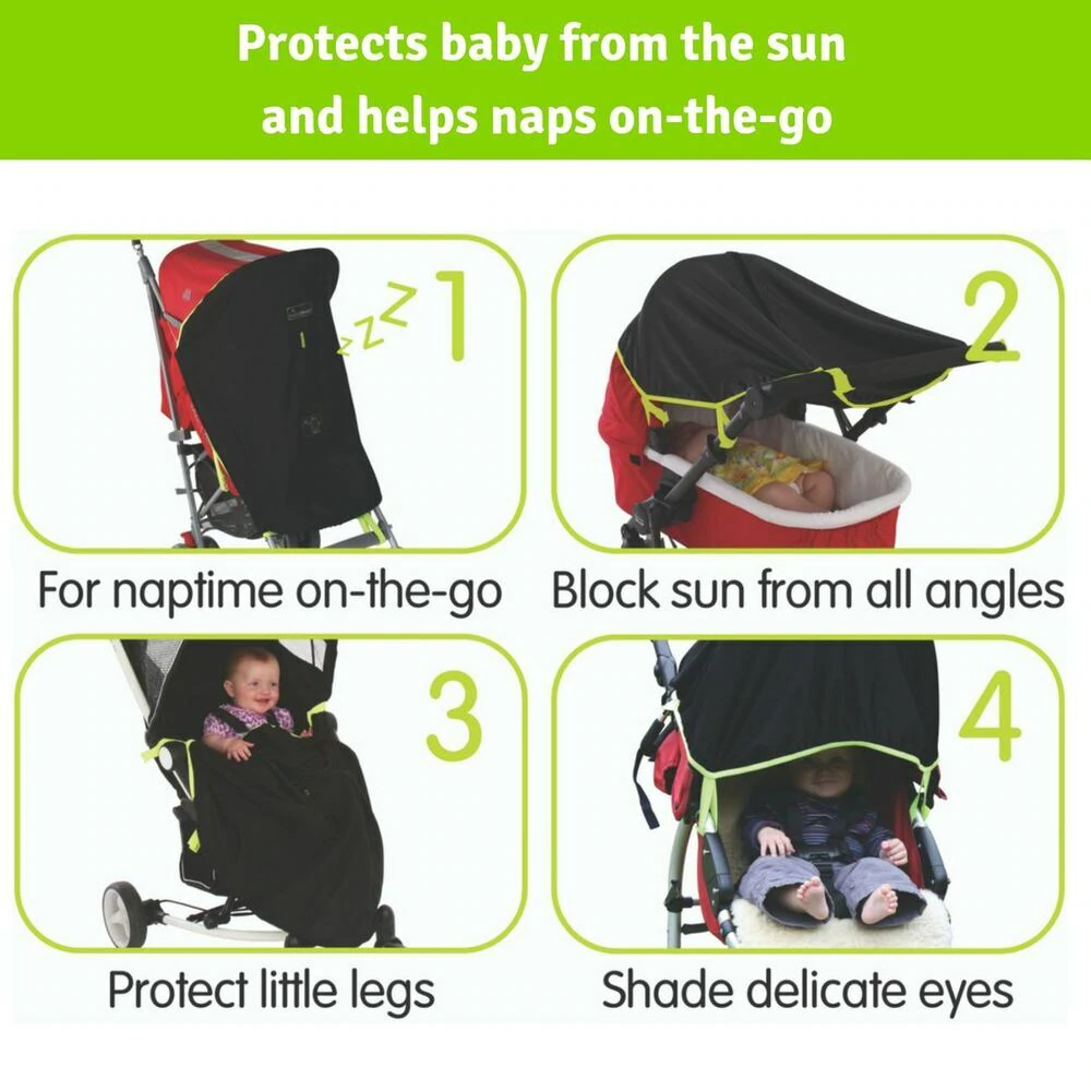 SnoozeShade Original Buggy Blackout Shade Cover