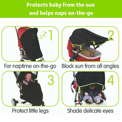 SnoozeShade Original Buggy Blackout Shade Cover