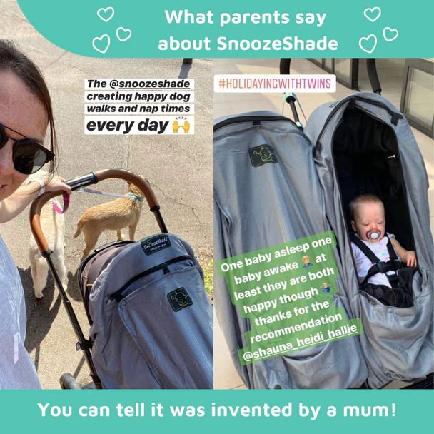 SnoozeShade Plus Deluxe Blackout Buggy Shade Cover