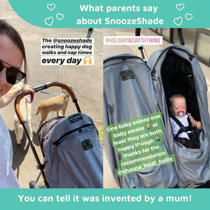 SnoozeShade Plus Deluxe Blackout Buggy Shade Cover