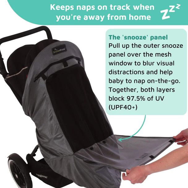 SnoozeShade Plus Deluxe Blackout Buggy Shade Cover