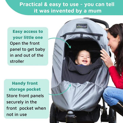 SnoozeShade Plus Deluxe Blackout Buggy Shade Cover