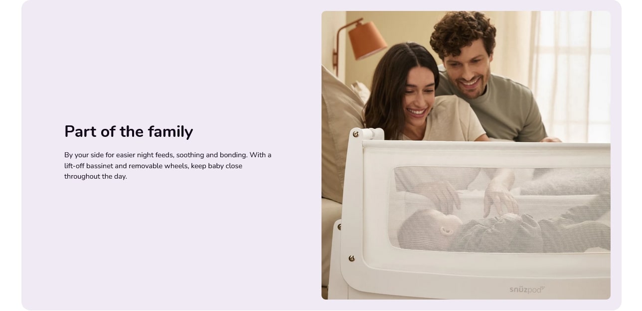 SnuzPod5 Bedside Bassinet Bundle