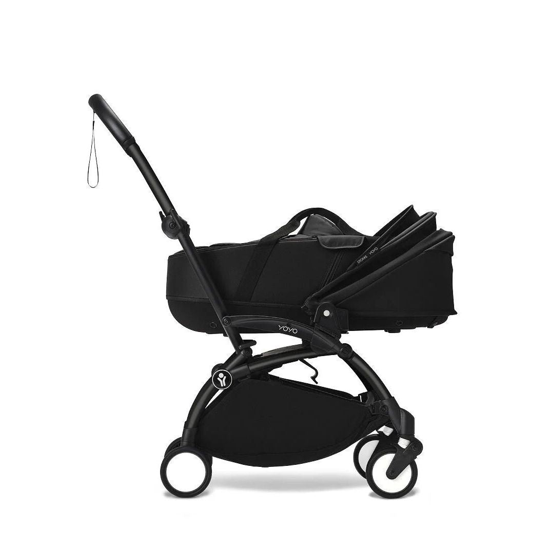 stokke black stroller Stokke® YOYO³ Stroller with Newborn Bassinet – Baby On The Move