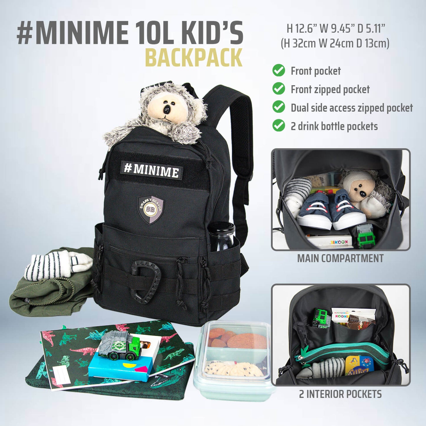 Swanky Beaver MiniMe Kids Backpack - Clearance
