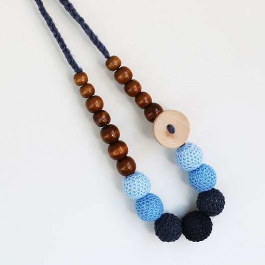 nil. Wooden Teething Necklace