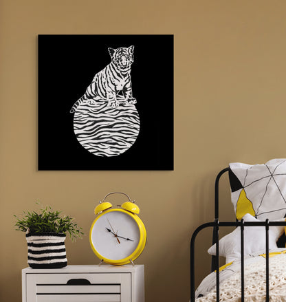 Ink Boss Art Baby Animals Tiger Black & White