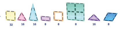 Tile Tek 112 Piece Pastel Builders Set
