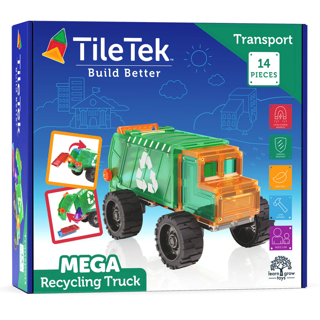 Tile Tek 14 Piece Mega Recycling Truck